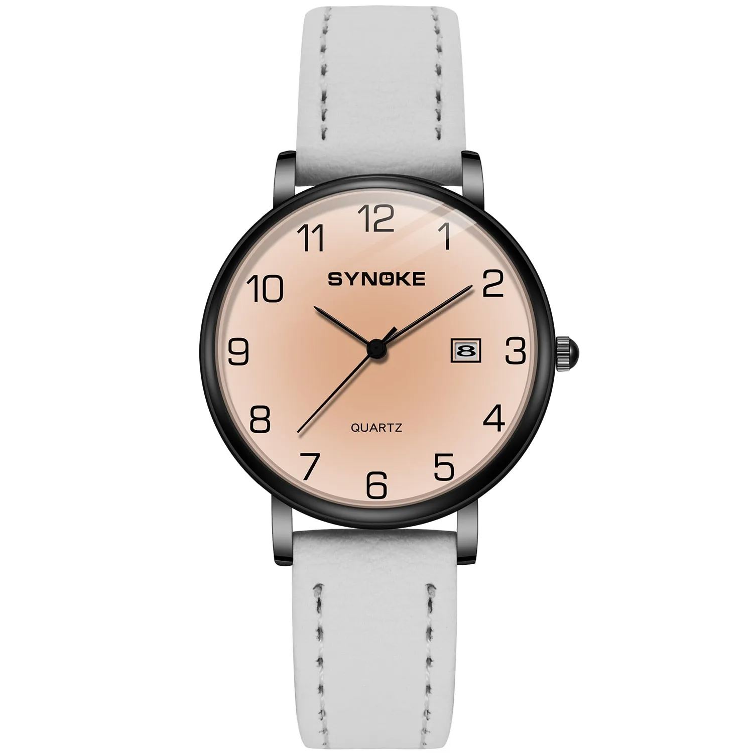 Matching Leather Strap Couple Watches