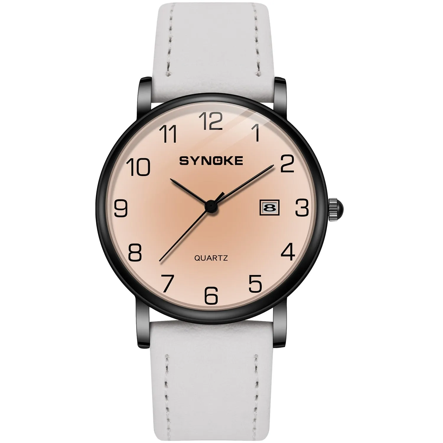 Matching Leather Strap Couple Watches