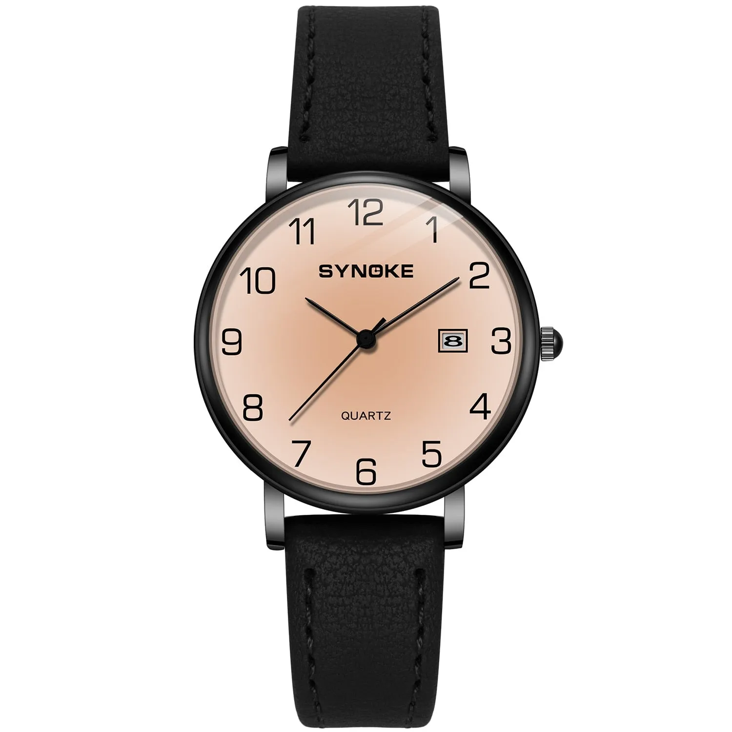 Matching Leather Strap Couple Watches