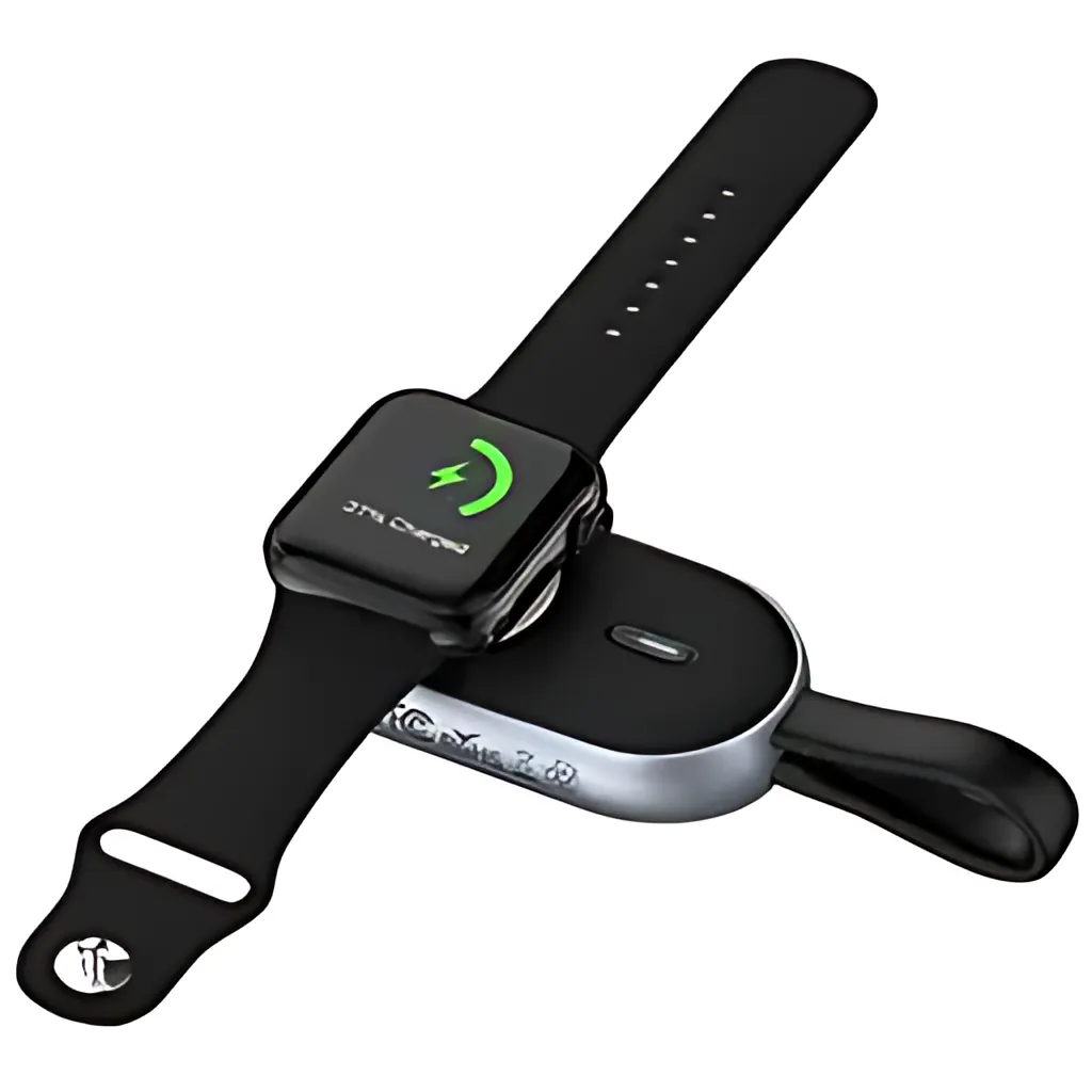 Maxco 2-in-1 Smart Self-Charging Magnetic Watch Charger Power Bank 1200mAh