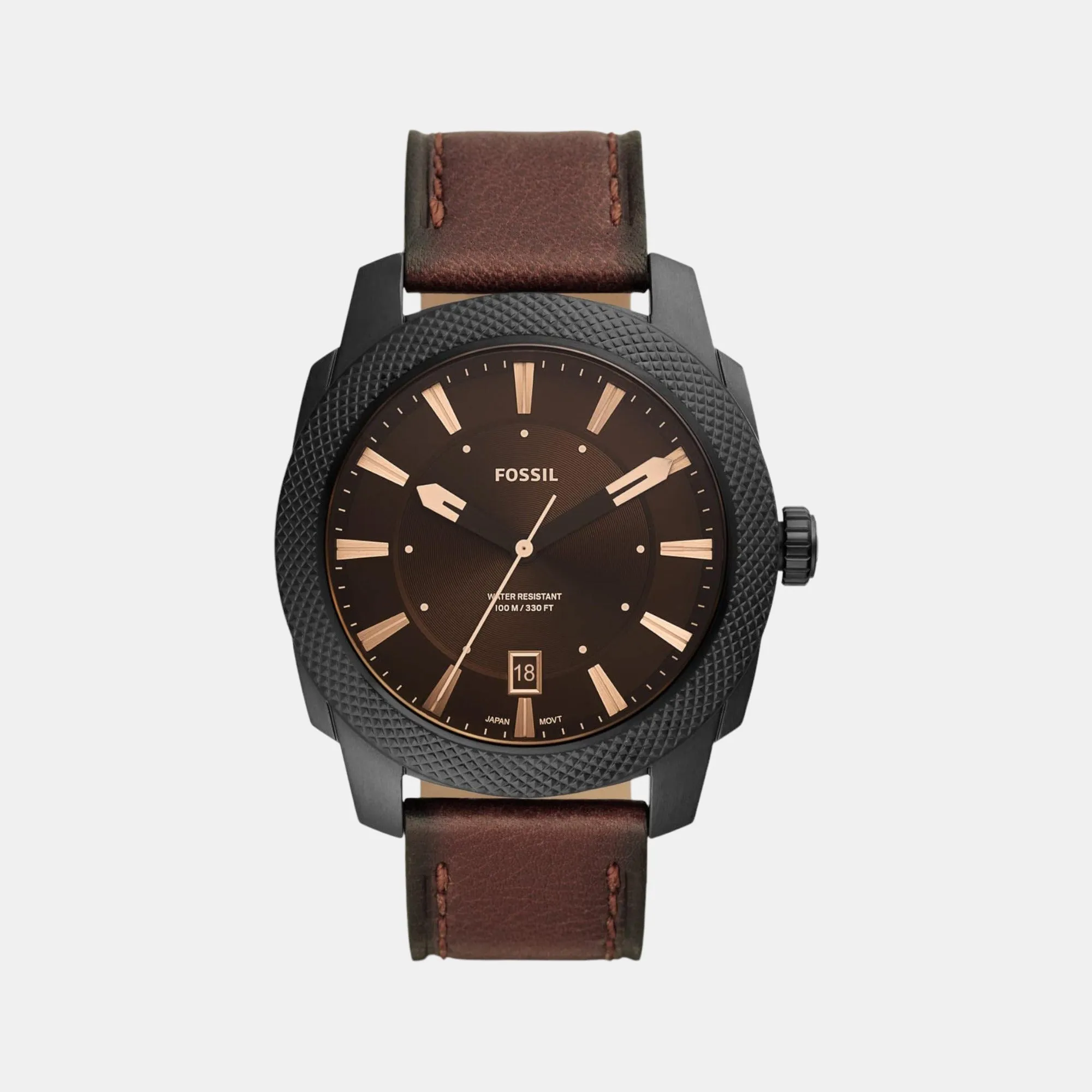Men Analog Leather Watch FS5972