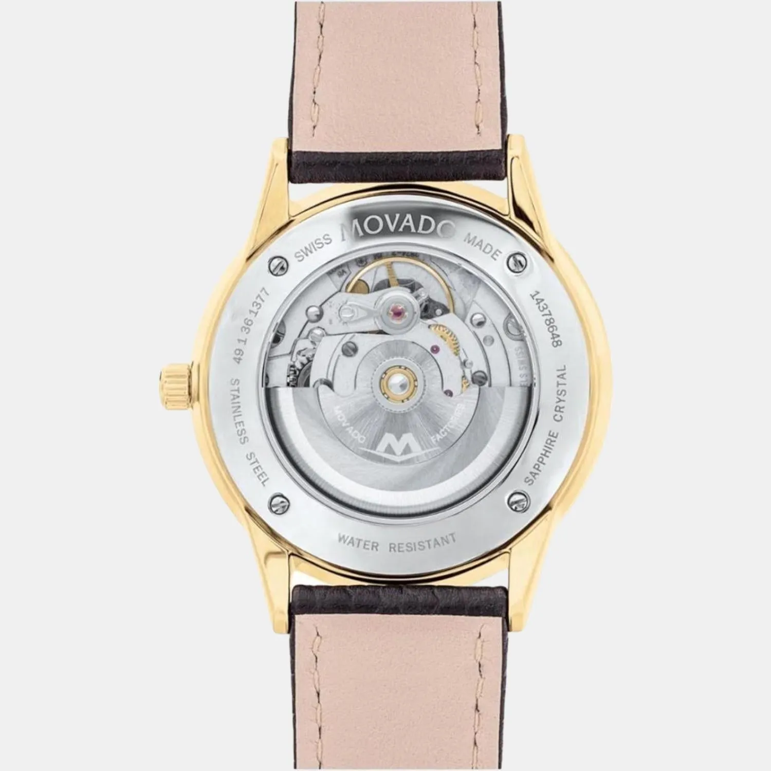 Men Black Analog Leather Watch 607455