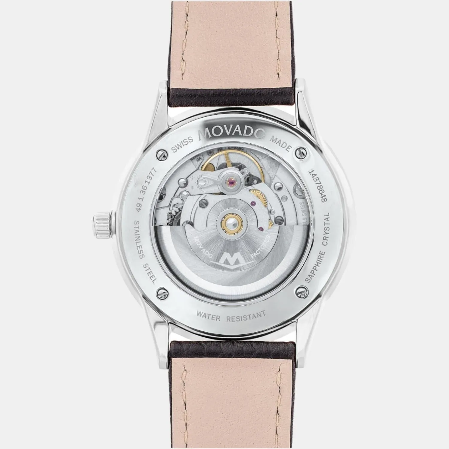 Men Blue Analog Leather Watch 607454