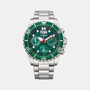 Men's Green Stainless Steel Chronograph Watch AI7009-89X