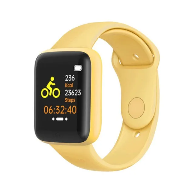 Mens' Silicone Digital Watch Men Sport Healthy Monitoring BPM  Women Watches Electronic LED Male Wrist Watch Hours Week Clock