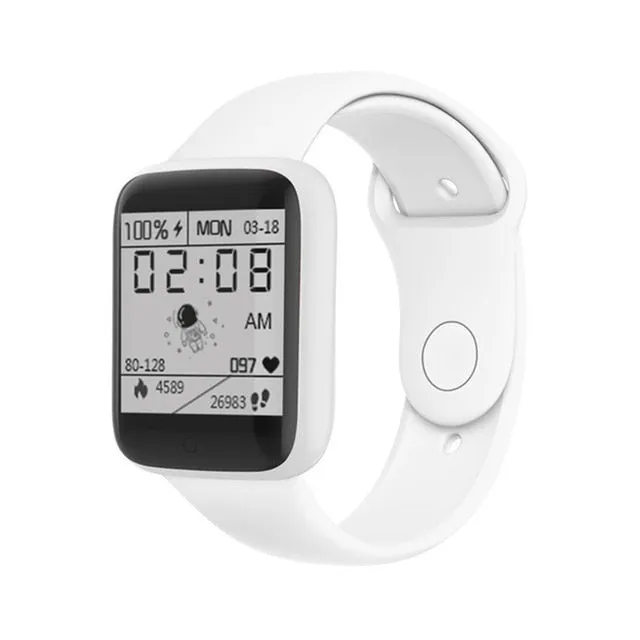 Mens' Silicone Digital Watch Men Sport Healthy Monitoring BPM  Women Watches Electronic LED Male Wrist Watch Hours Week Clock