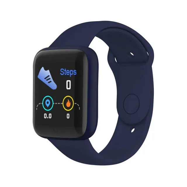 Mens' Silicone Digital Watch Men Sport Healthy Monitoring BPM  Women Watches Electronic LED Male Wrist Watch Hours Week Clock