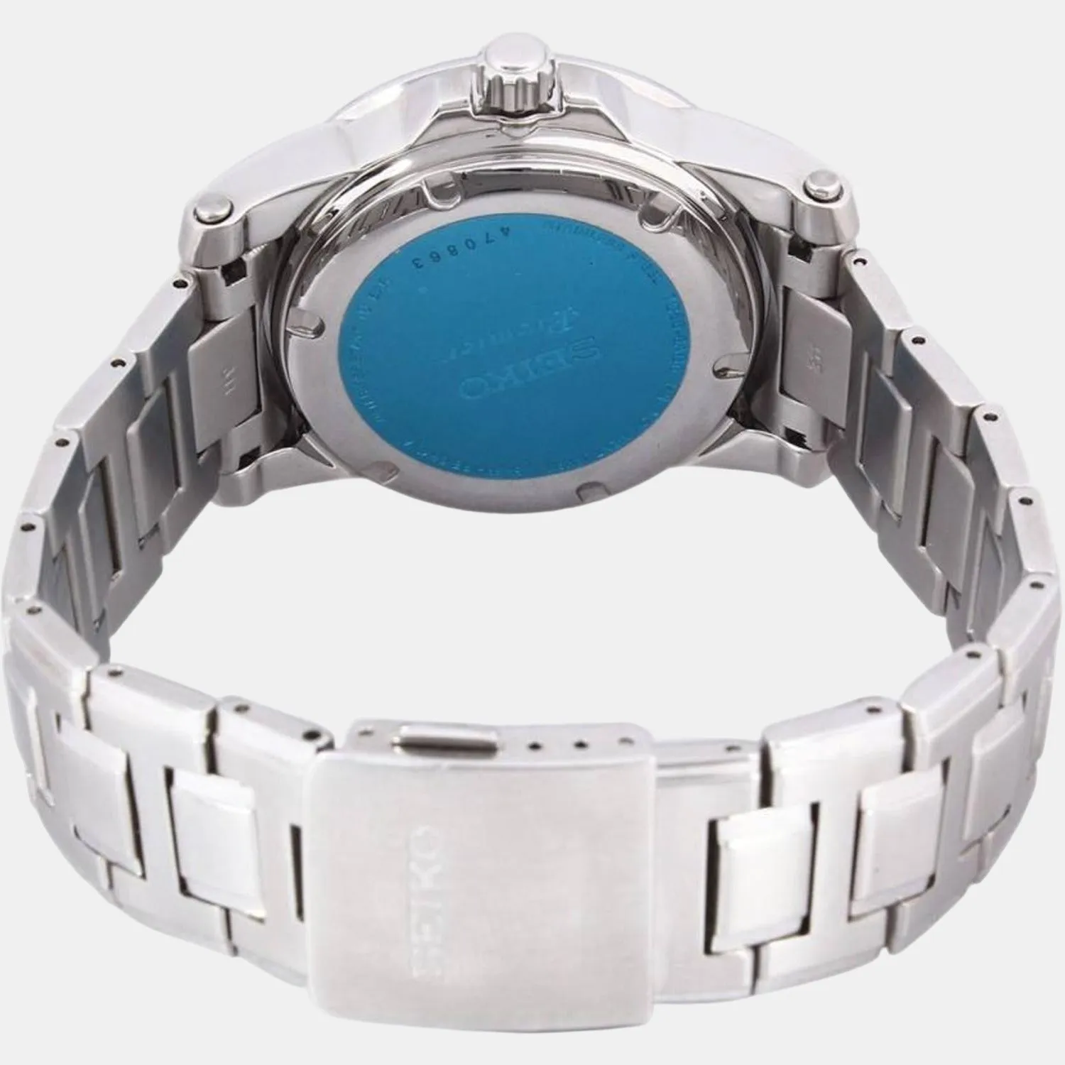 Men's Silver Chronograph Stainless Steel Watch SNP091P1