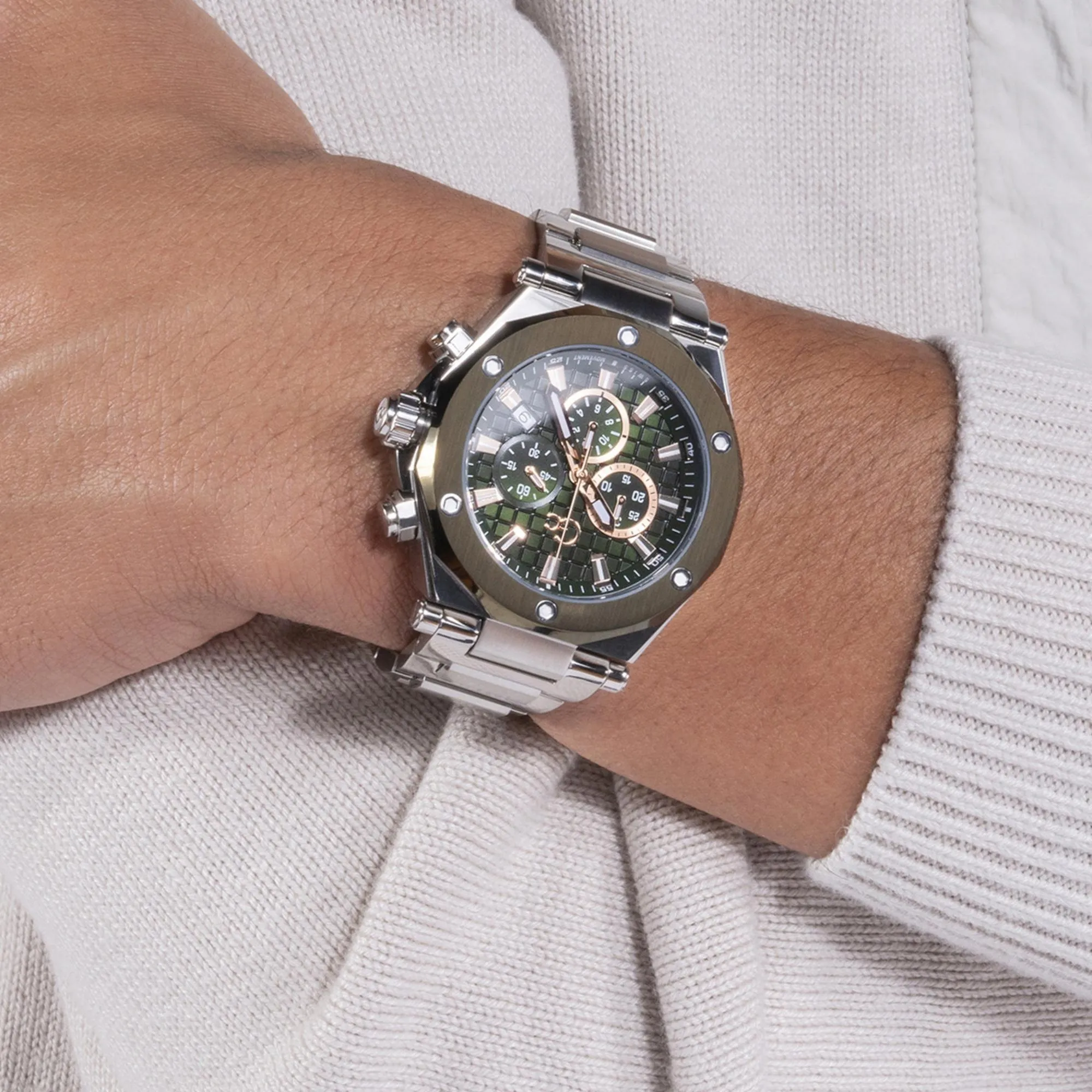 Men's Stainless Steel Chronograph Watch Z18004G9MF