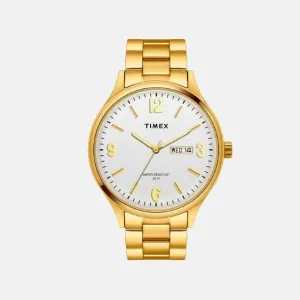 Men's White Analog Stainless Steel Watch TWEG18421