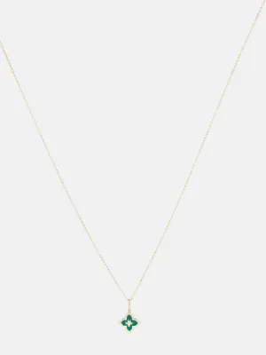Mini Moroccan 14kt gold necklace
