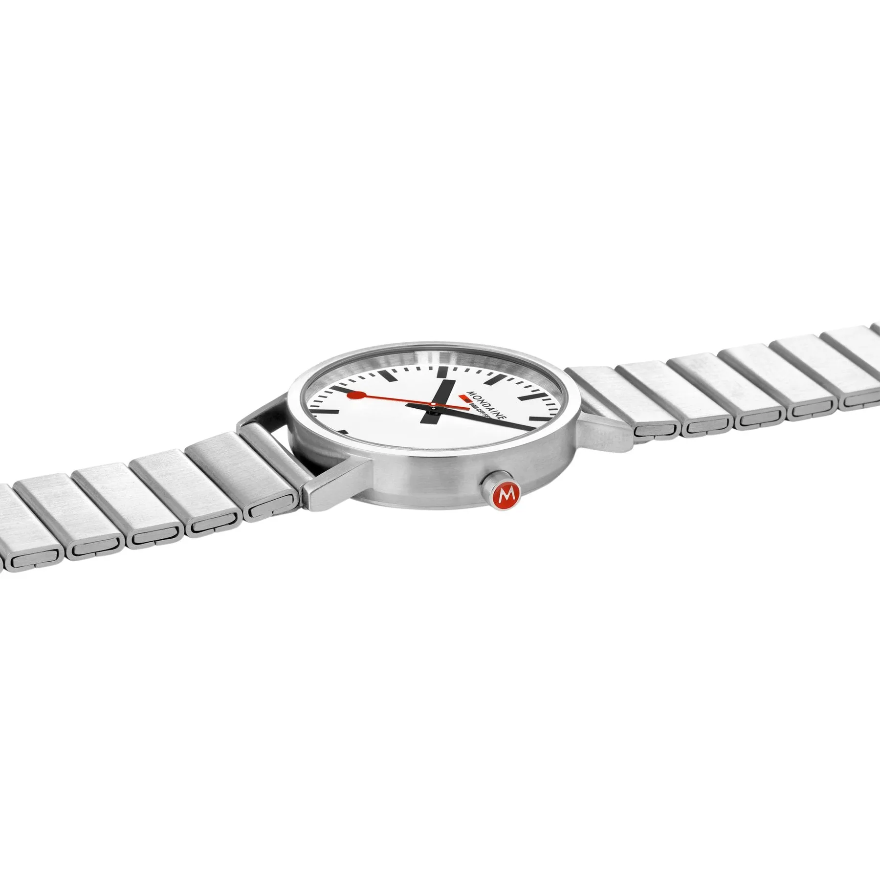 Mondaine Official Classic 36mm Silver Stainless Steel Watch A660.30314.16SBJ