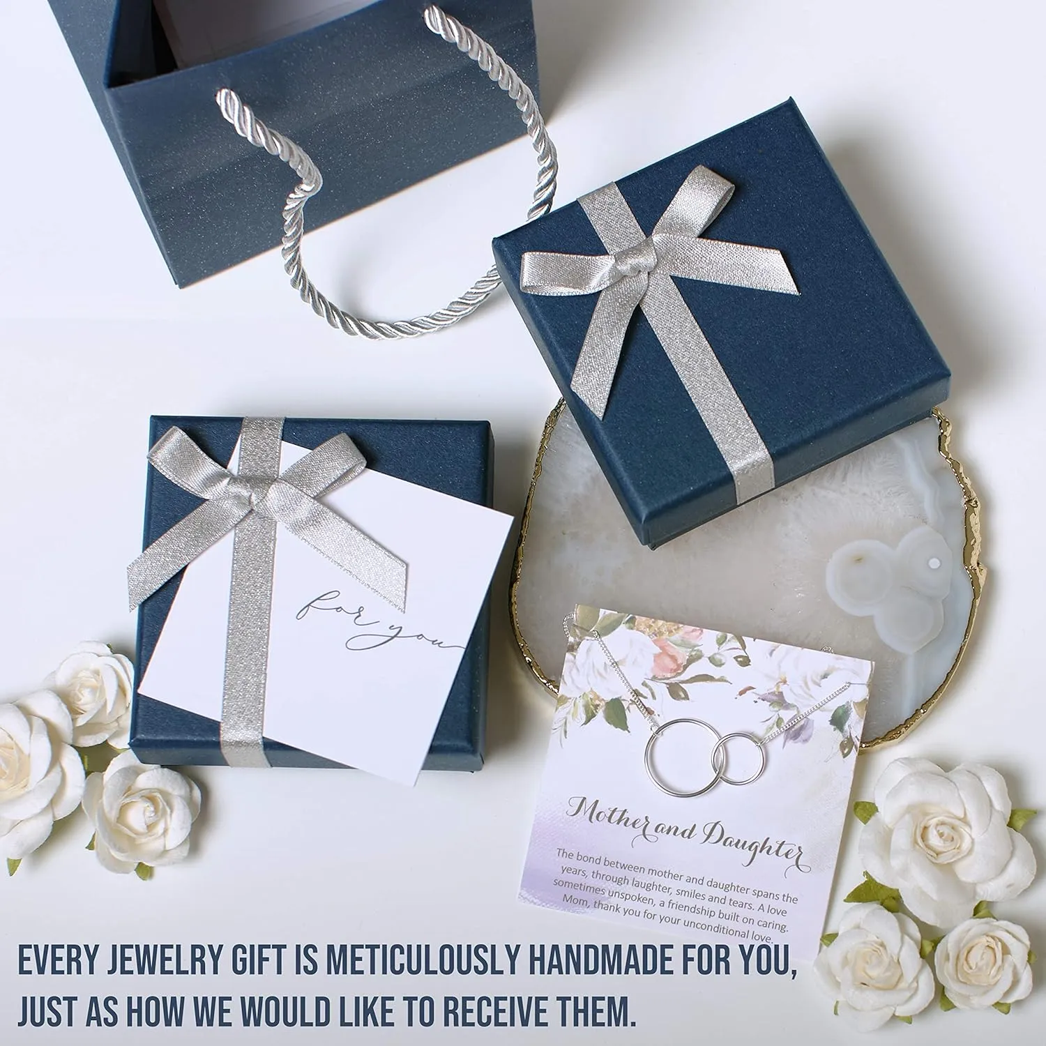 Mother of the Groom Necklace Gift for Mom on Wedding Day - Maid of Honor & Bridesmaid Proposal Gift