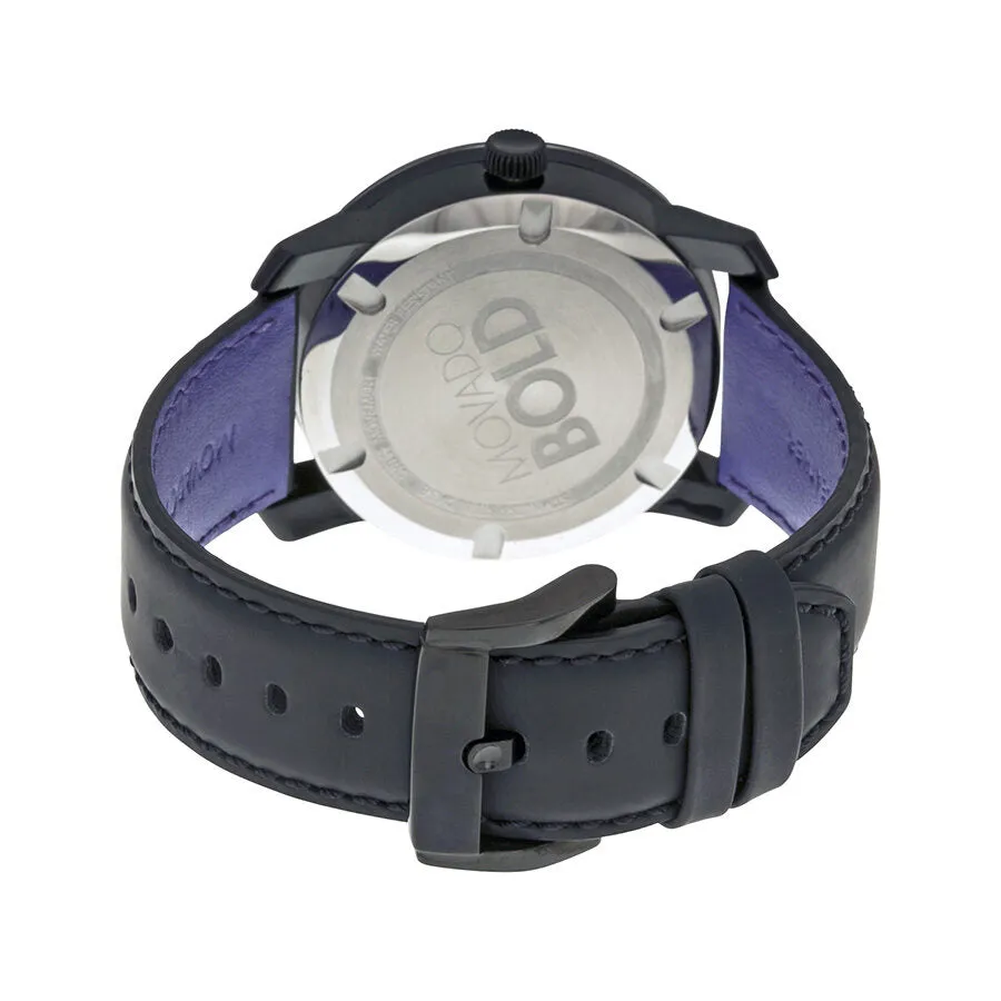 Movado Bold 42 mm Black and Green Unisex Watch 3600185