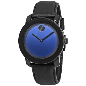 Movado Bold Black / Blue Dial Men's Watch 3600481