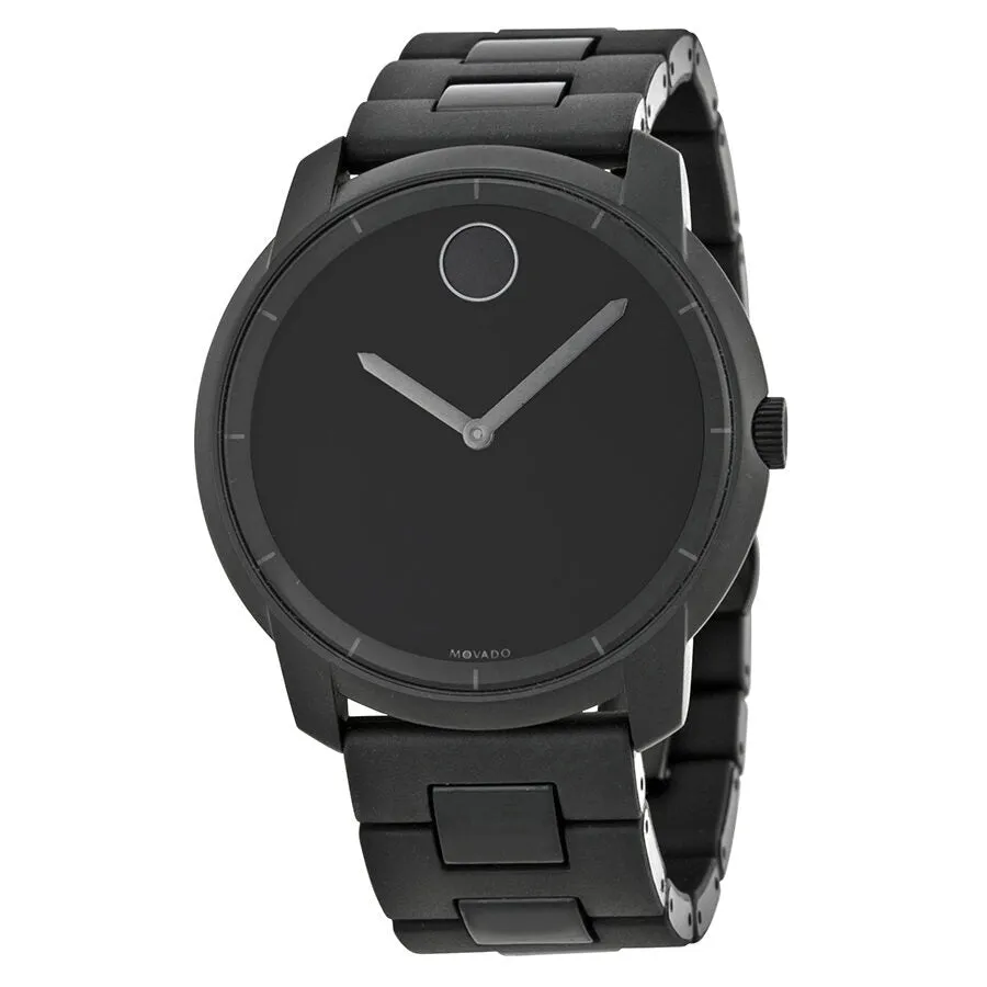 Movado Bold Black Dial Black Ion-plated Men's Watch 3600195