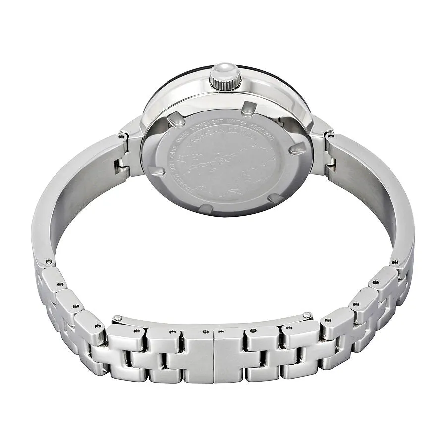Movado Bold Black Dial Stainless Steel Ladies Watch 3600424