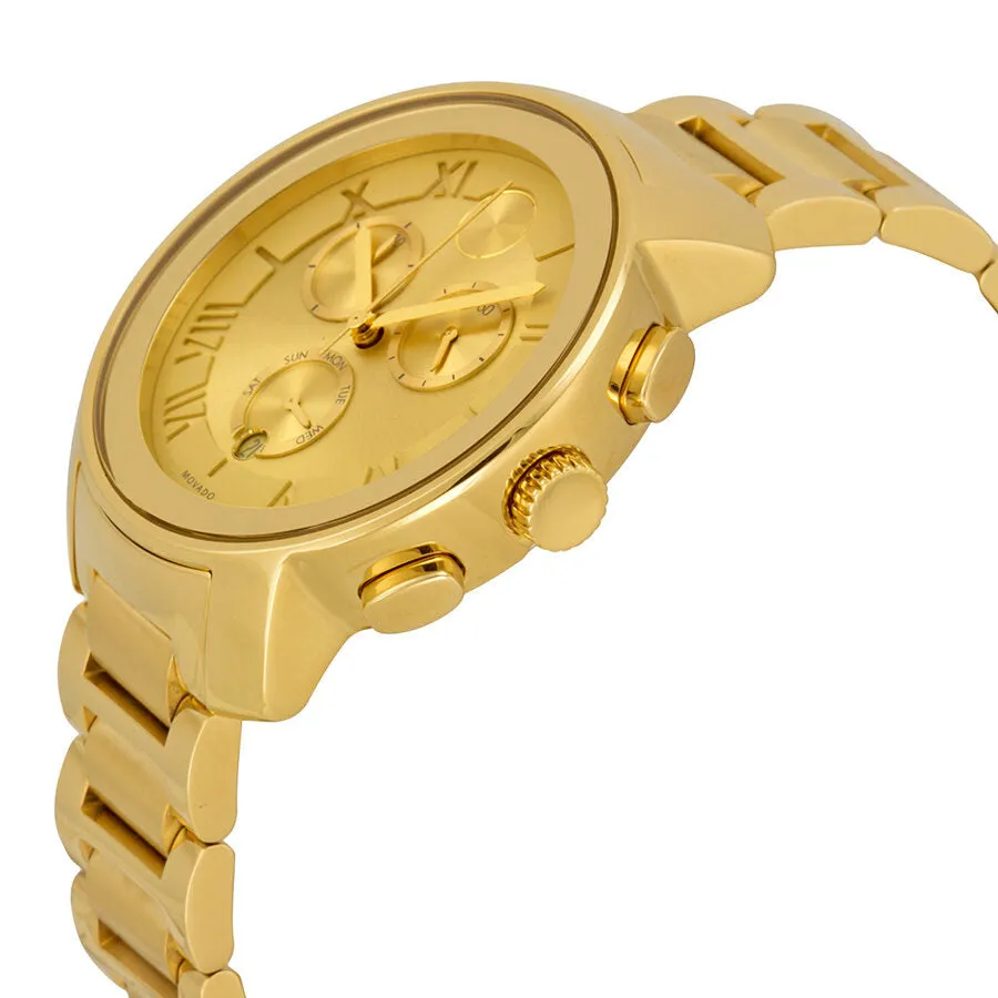 Movado Bold Champagne Dial Gold Ion-plated Ladies Watch 3600209