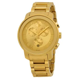 Movado Bold Champagne Dial Gold Ion-plated Ladies Watch 3600209