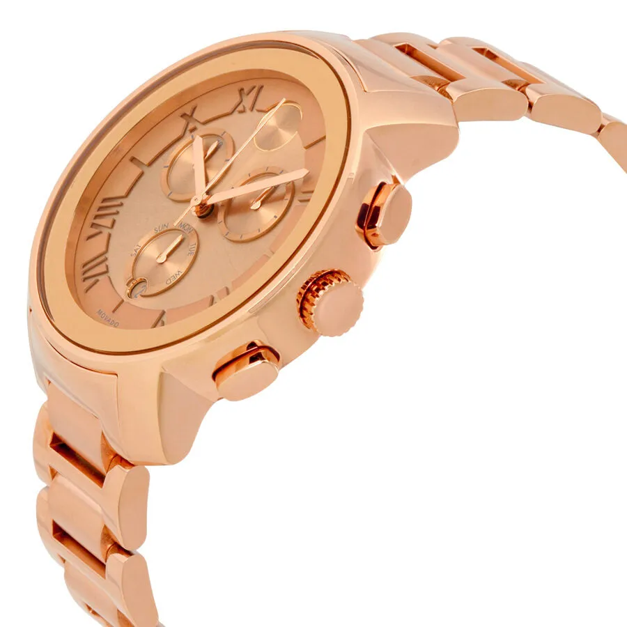 Movado Bold Chronograph Rose Dial Ladies Watch 3600210