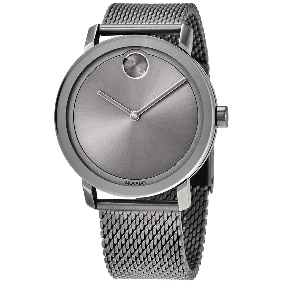 Movado Bold Grey Sunray Dial Men's Watch 3600561