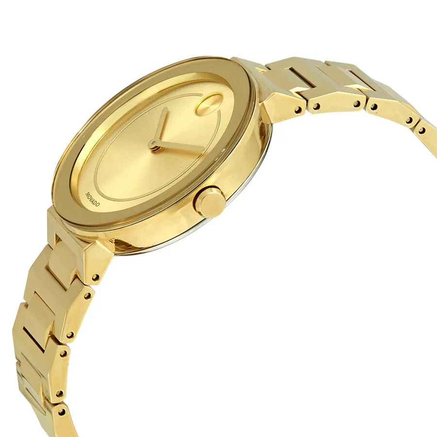 Movado Bold Light Gold Dial Light Gold-toned Ladies Watch 3600498