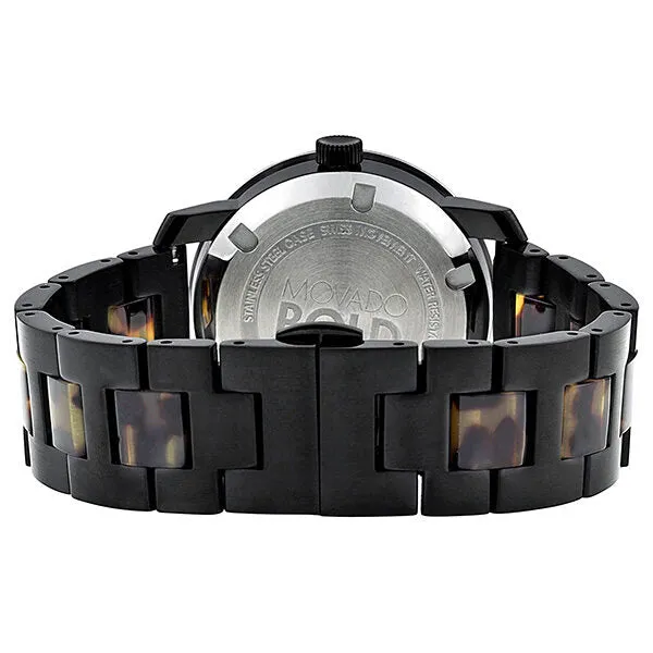 Movado Bold Mid-size Black Dial Ladies Watch 3600110