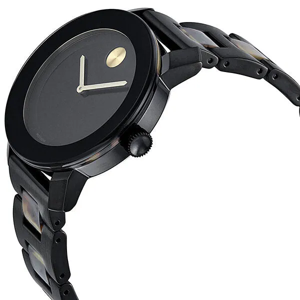 Movado Bold Mid-size Black Dial Ladies Watch 3600110