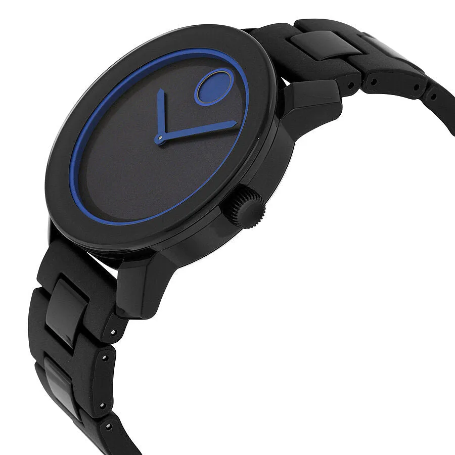 Movado Bold Navy Blue Dial Polyurethane Unisex Quartz Watch 3600314