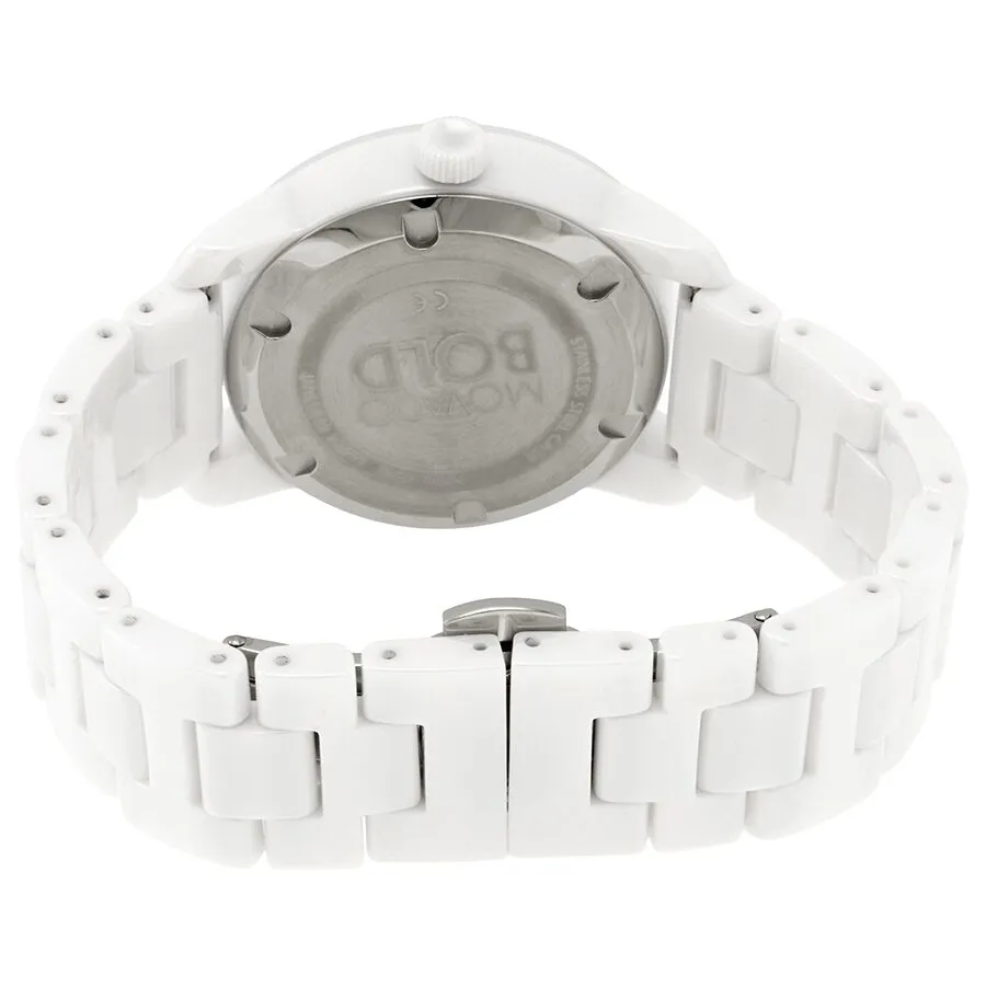 Movado Bold Quartz White Dial Ladies Watch 3600534