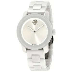 Movado Bold Quartz White Dial Ladies Watch 3600534