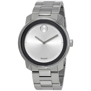 Movado Bold Silver Dial Stainless Steel Men's Watch 3600257