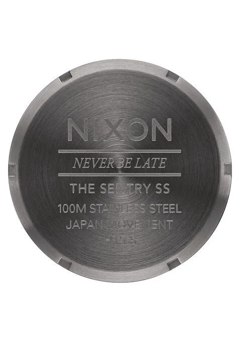Nixon Sentry Stainless Steel - Gunmetal Black Sunray