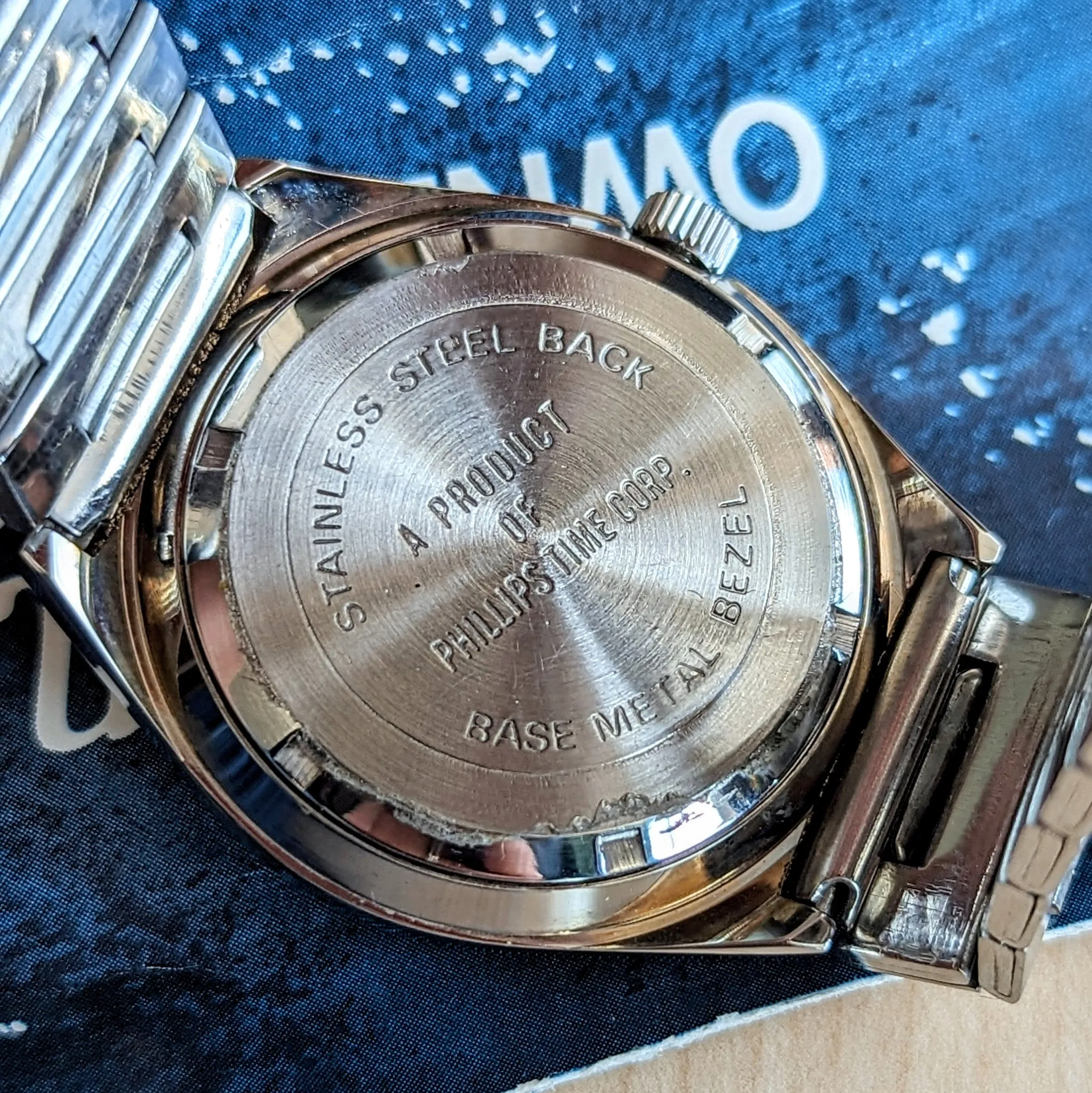 NOS LORD ETON Quartz Watch Day/Date "A Product of Phillips Time Corp." - ALL Original, Box & Papers