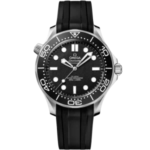 Omega Seamaster Diver 300M 42 mm, Steel on Rubber strap  210.32.42.20.01.003