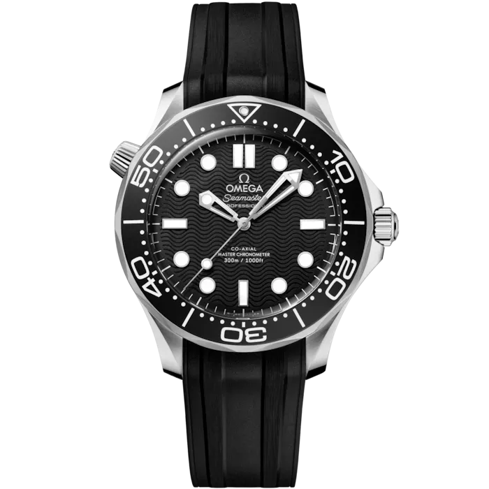 Omega Seamaster Diver 300M 42 mm, Steel on Rubber strap  210.32.42.20.01.003