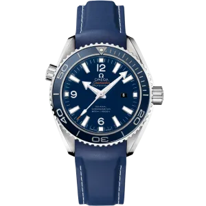 Omega Seamaster Planet Ocean 600M 37.5 mm, titanium on rubber strap