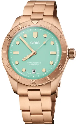 ORS Watch Divers Sixty-Five Cotton Candy Wild Green Bracelet