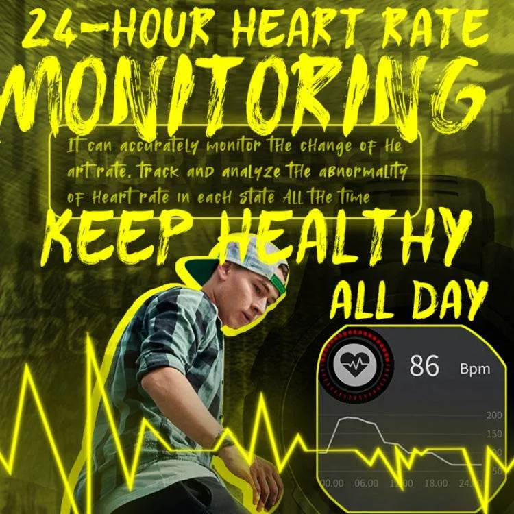 Outdoor Sports Bluetooth Smart Watch with 1.4" Touch Screen, Heart Rate, Sleep, and Blood Oxygen Monitoring - 7 Sports Modes & Camera Control