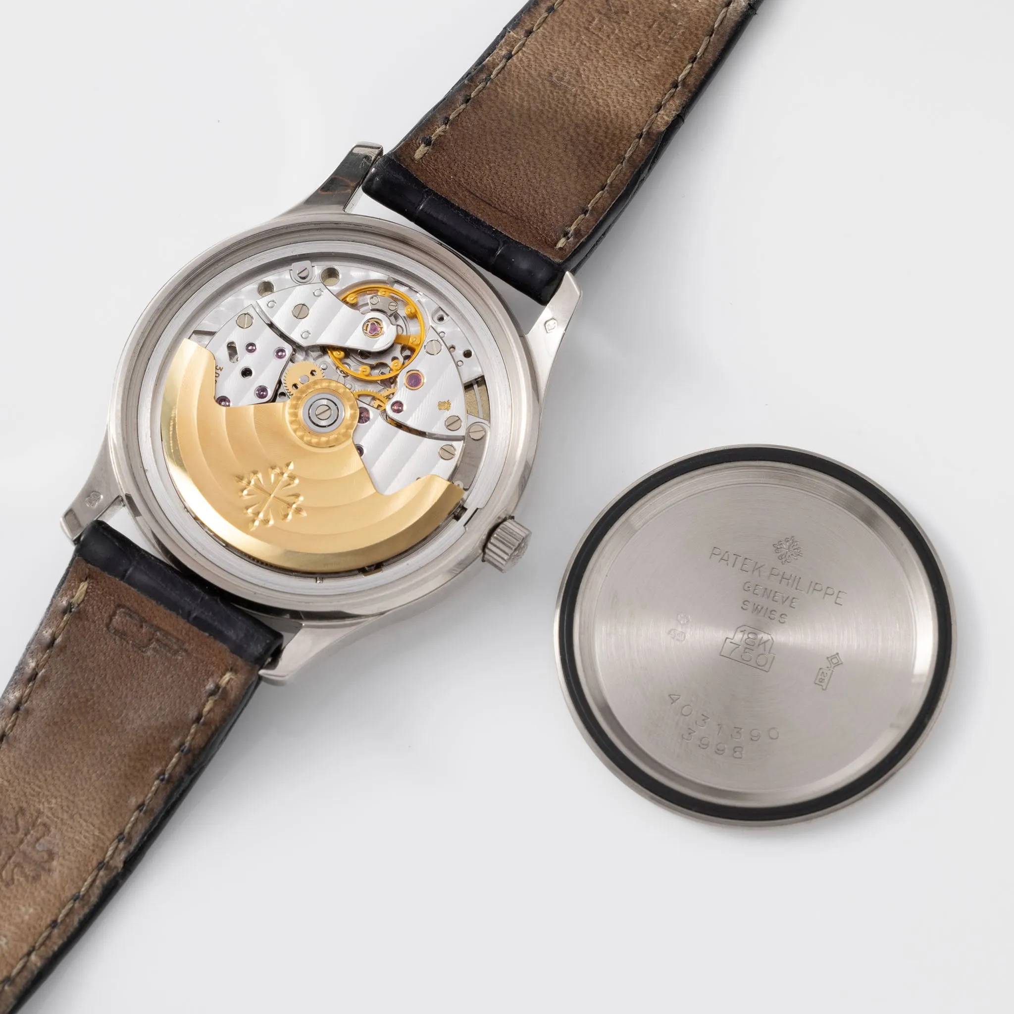 Patek Philippe Calatrava White Gold Box and Papers Ref 3998G