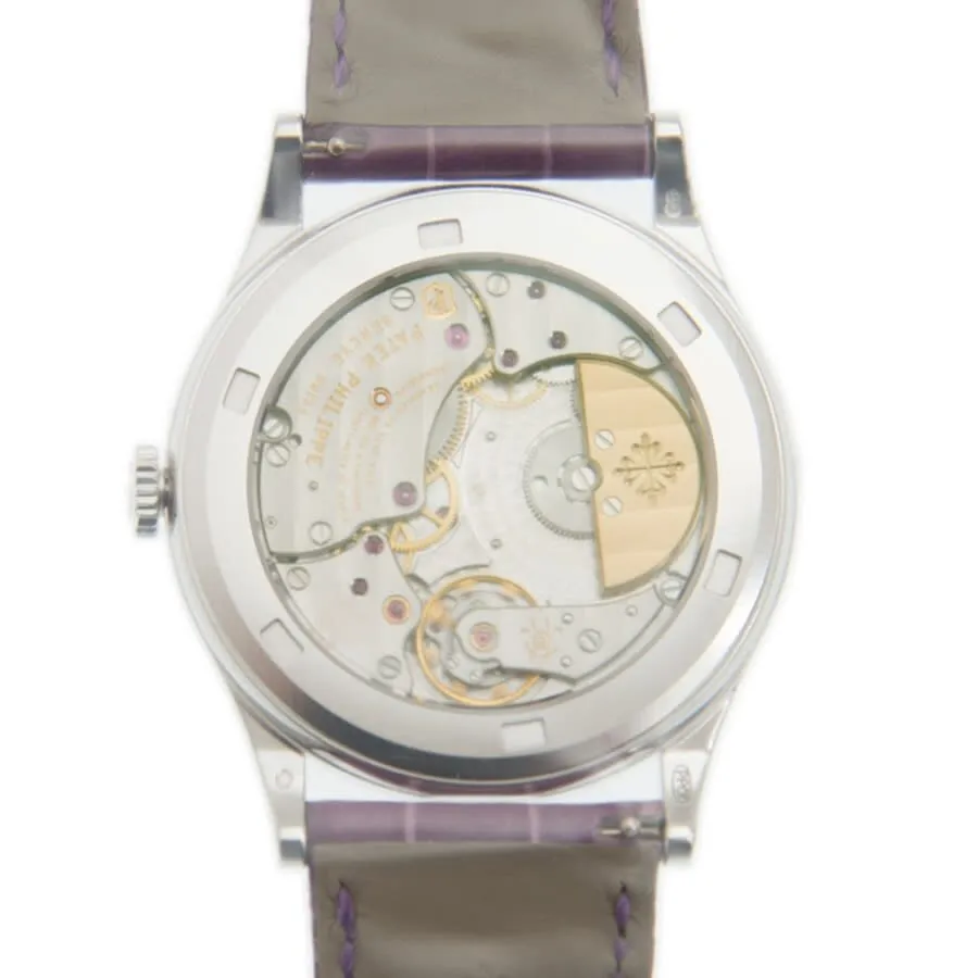 Patek Philippe Rare Handcrafts Diamond Purple Dial Unisex Watch 5077-100G-025