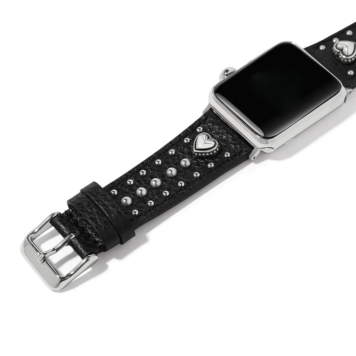 Pretty Tough Heart Black Watch Band