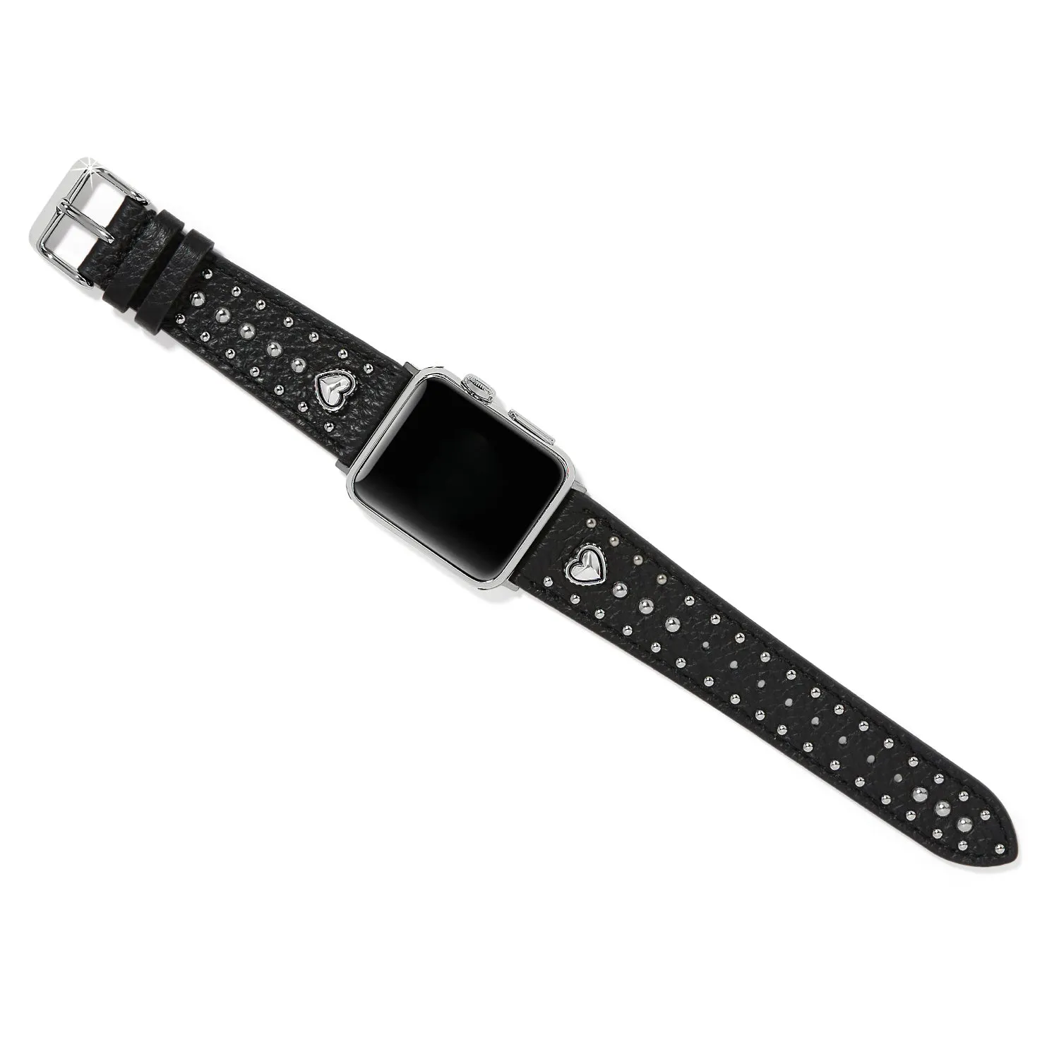 Pretty Tough Heart Black Watch Band