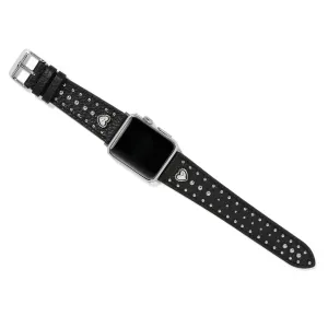 Pretty Tough Heart Black Watch Band