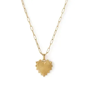 Queen Of Hearts Gold Necklace