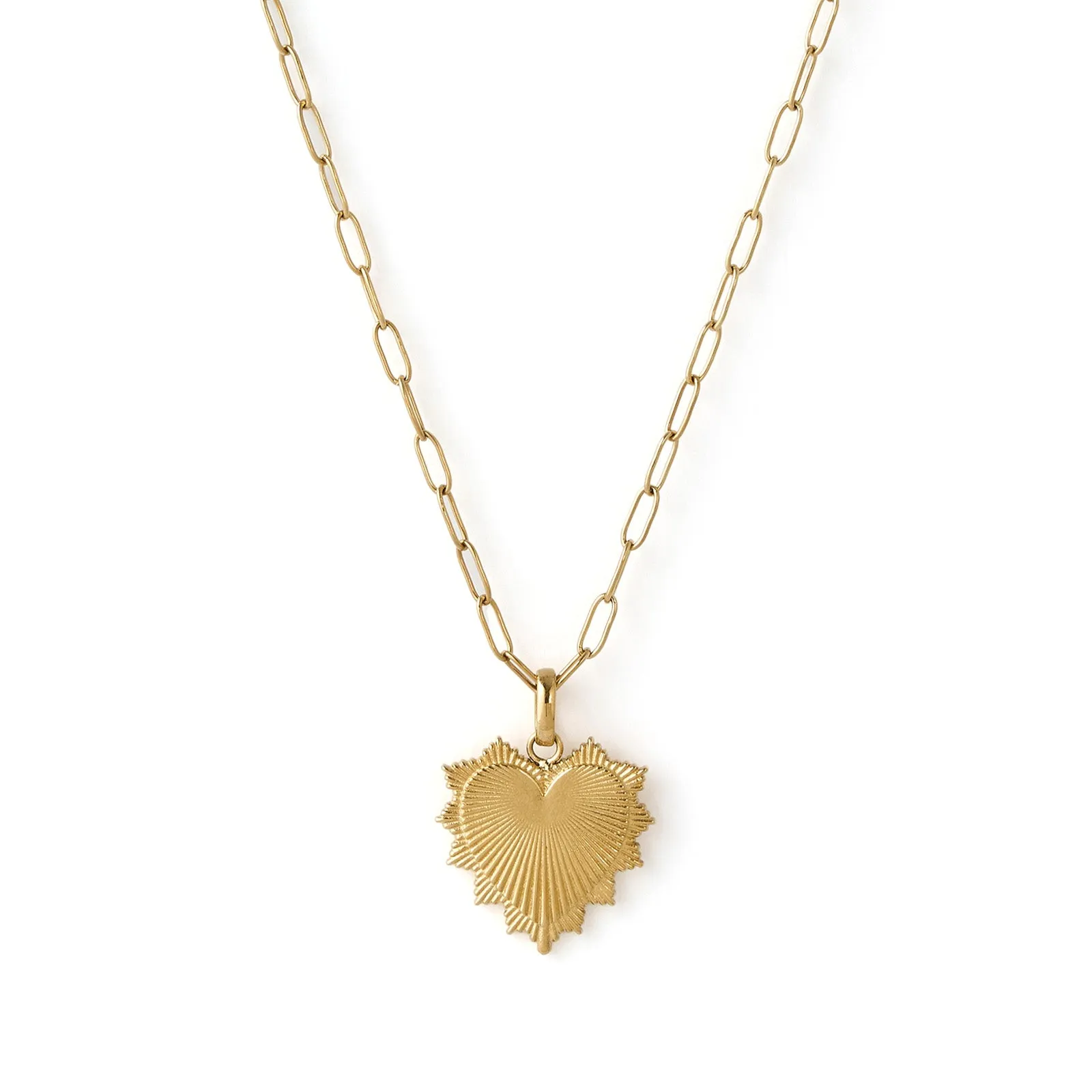 Queen Of Hearts Gold Necklace