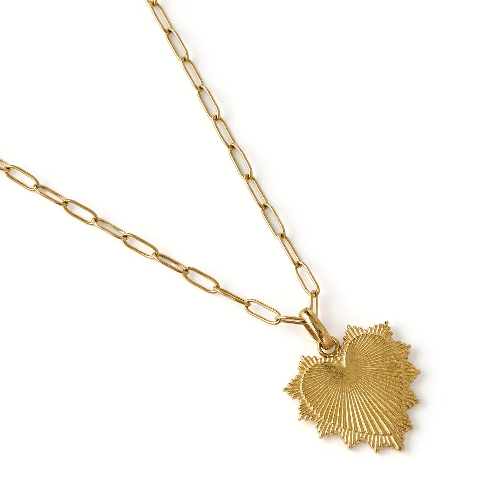 Queen Of Hearts Gold Necklace