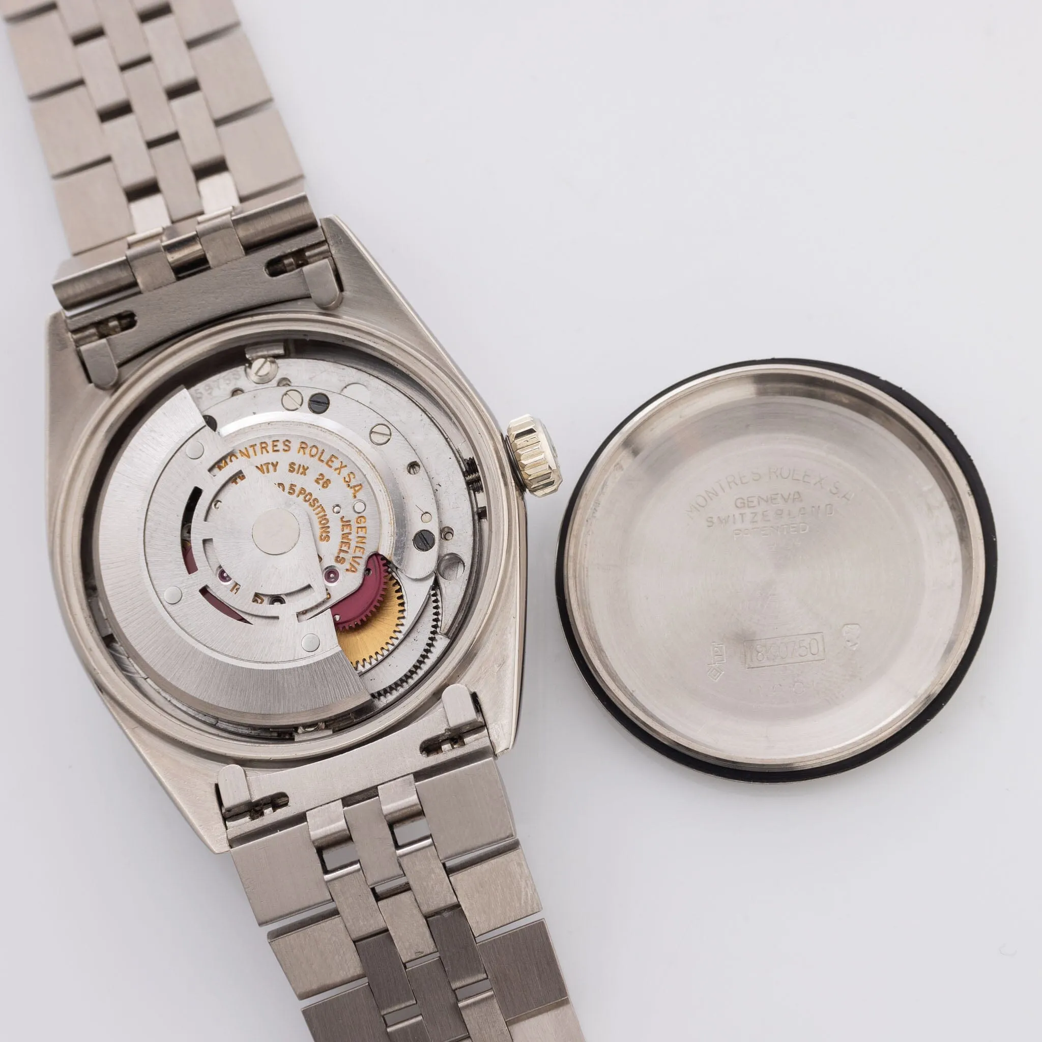 Rare Rolex Datejust 1601/9 White Gold Case - Grey Dial