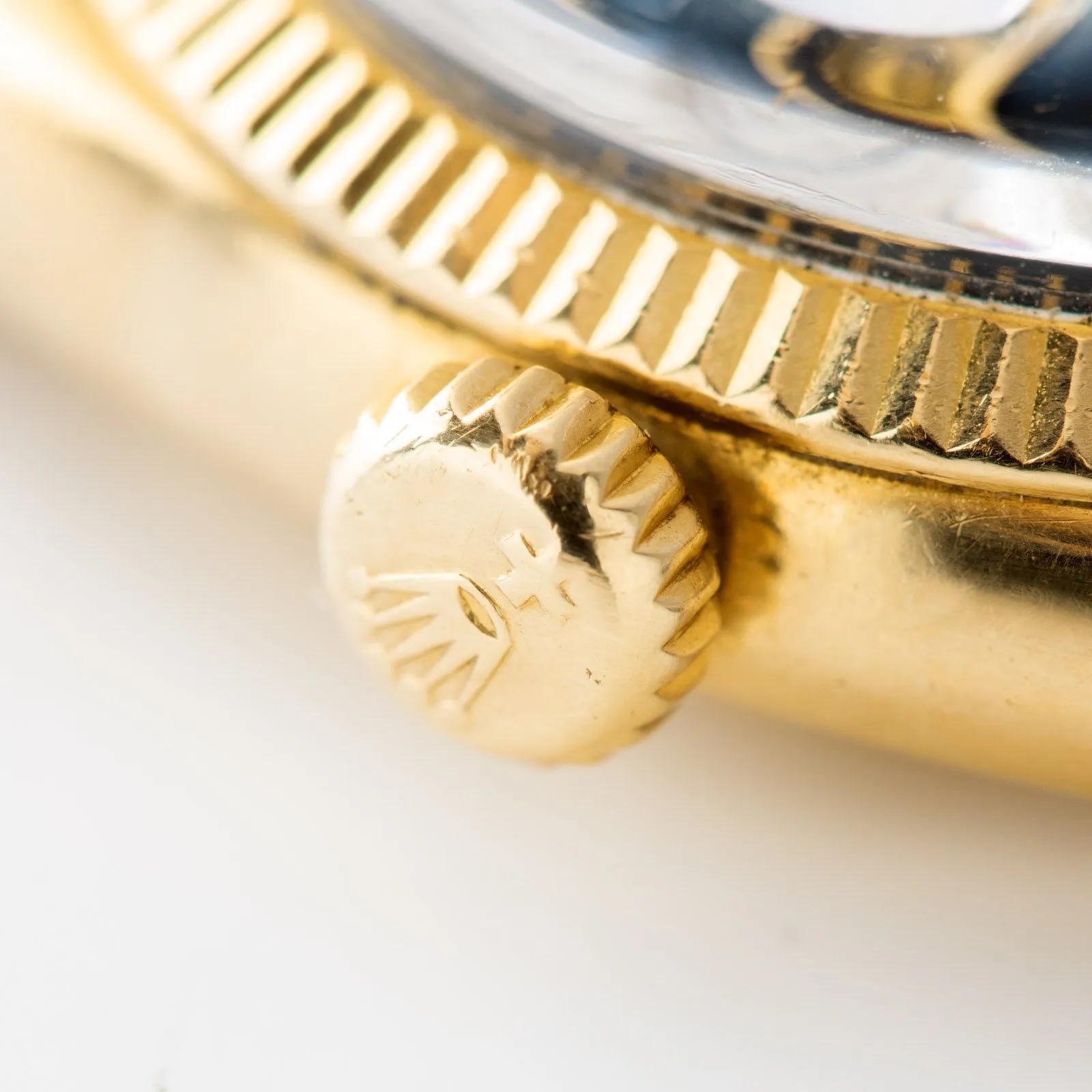 Rare Rolex Datejust ref 6605 Black Gilt Dial with 'OFFICIAL TEST' Text