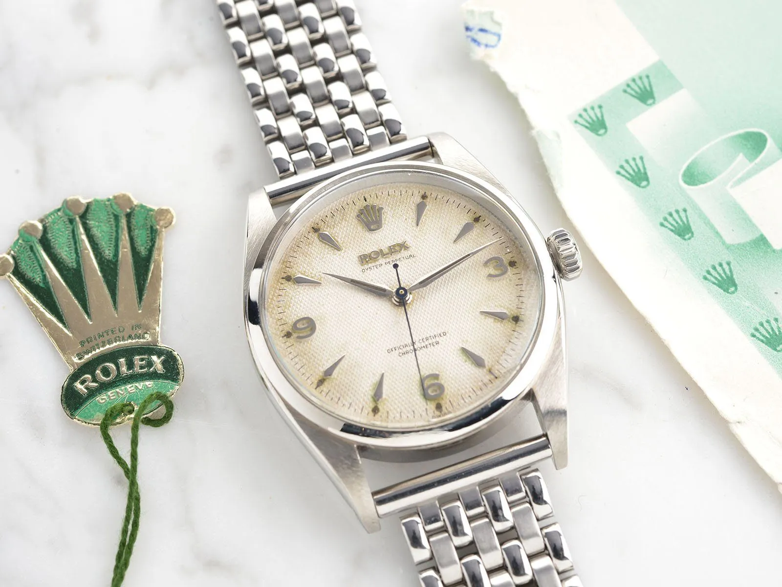 ROLEX 6352 PRE-EXPLORER OVETTONE WAFFLE DIAL